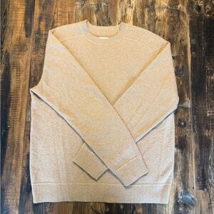 Life After Denim Men's Beige Cashmere Sweater